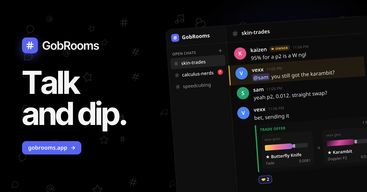e2e, super powerful, no accounts Discord-like chat app